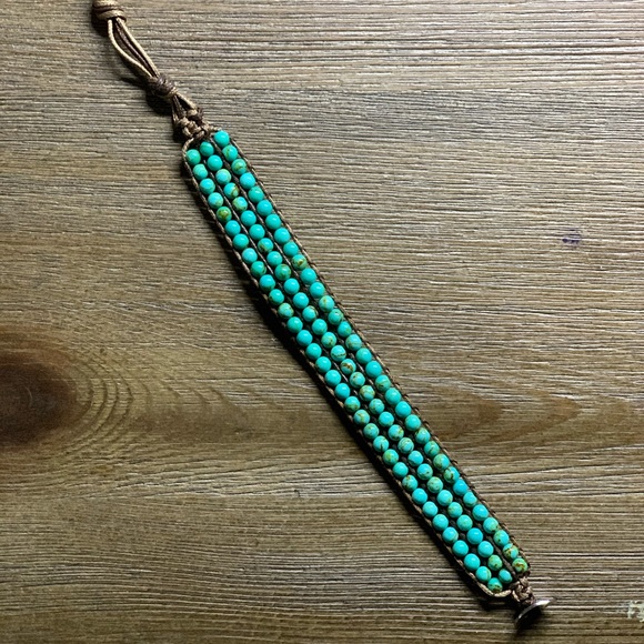 Turquoise wrap bracelet - Picture 2 of 3